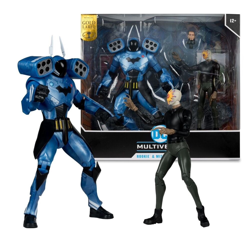 McFarlane DC Multiverse ROOKIE BATMAN & Mr. BLOOM Gold Label 2pk BRAND NEW
